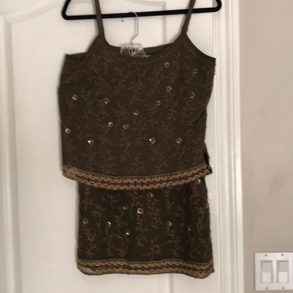 Express cami and skirt combo